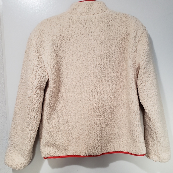 Lego x Target Womens Contrast Pocket Sherpa Jacket Cream Size Small New With Tag - Picture 2 of 4